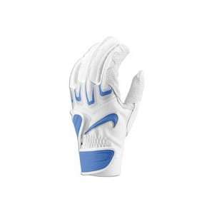  Nike Fuse Elite Batting Gloves   Mens   White/Royal/Royal 