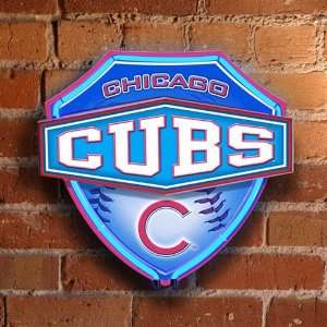  MLB Chicago Cubs Baseball Official Lighted Neon Shield Wall/Window 