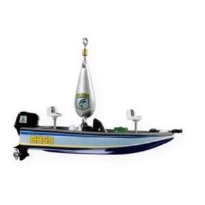   Hallmark Ornament Reeling in the Good Times Bass Boat 