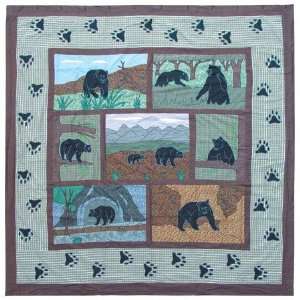  Bear Country Shower Curtain: Home & Kitchen