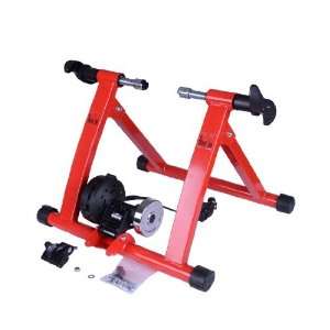   Exercise Bike Magnet Steel Bicycle Trainer Stand Stationary Sports Red