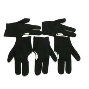   Billiards Pool Snooker Cue Shooters 3 Fingers Gloves Sports