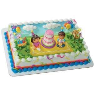  Explorer and Diego Birthday Cake Topper Decorating Kit Toys & Games