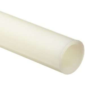  White Translucent Nylon 101 Round Tubing, 1 OD, 15/16 ID 