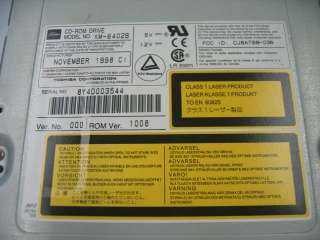 Toshiba Model XM 6402B Internal CD ROM Drive ROM Version 1008  