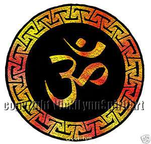 Celtic Circle Fire Knot Hinduism Om Aum Yoga T shirt  