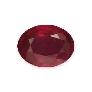  1.02cts Natural Genuine Loose Ruby Oval Gemstone 