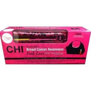 Chi Pink Lace Limited Edition Almost purple color Ceramic Flat Iron 