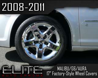 2008 2012 Malibu 17 Chrome Bolt On Wheel Covers  