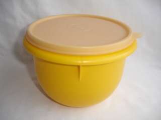Sets Vintage Tupperware Classic Fix N Mix Large Mixing Bowls Yellow 