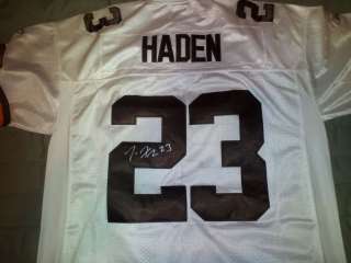Cleveland Browns Joe Haden SIGNED jersey! w/coa + hologram! Autograph 