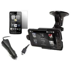  SUBLIME Car Holder/Kit/Mount Custom Made for HTC HD2 with In Car 