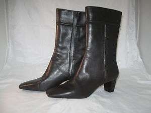 Cole Haan Janna Brown Leather Boot 8 M 53205 Shoes  