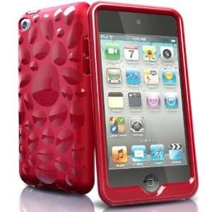  iSkin Pebble TPU Jelly Case for iPod Touch 4G (Red)  