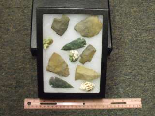   FOSSIL ROCK STONE AX ARROW KNIFE DISPLAY GLASS COLLECTIBLE NEAT  