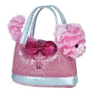   Plush Pink Frilly Milly Kitty Cat Purse Carrier: Everything Else