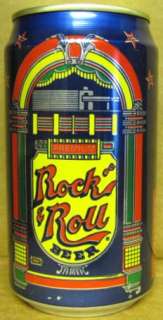 ROCK & ROLL BEER Can Jukebox Pittsburgh PENNSYLVANIA g1  