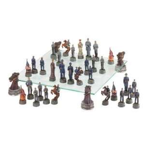  Deluxe Civil War Chess Set Toys & Games