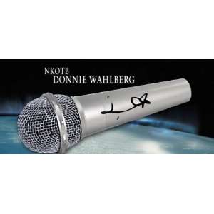  New Kids On The Block NKOTB Donnie Wahlberg Signed Microphone 