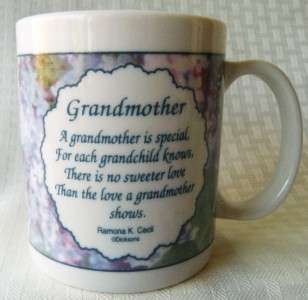Mug Coffee Mugs Dicksons Inc. Grandmother White Purple  