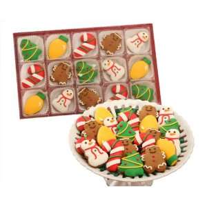 Wine Country Gift Baskets Christmas Cookie Collection, 1 Pound:  