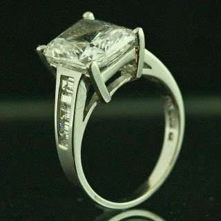 10K White Gold Cubic Zirconia Ring  