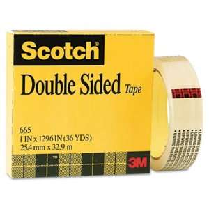   66511296   665 Double Coated Tape, 1 x 36 yards, Clear Electronics