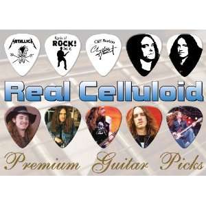  Cliff Burton Premium Guitar Picks X 10 (H): Musical 