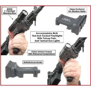   clock or 7 oclock Respectively,This Offset Tactical Flashlight Mount