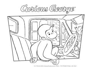 Curious George Coloring on Image Printable Curious George Coloring Pages Click For Full Size