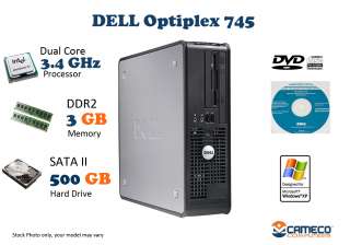 Dell optiplex 745 dual core refurbished desktop computer xp pro loaded 