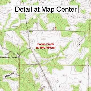  USGS Topographic Quadrangle Map   Conns Creek, Missouri 