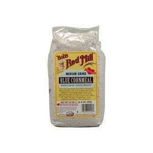   Red Mill Medium Grind Blue Cornmeal    24 oz: Health & Personal Care