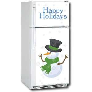   Art 11135 Appliance Art Snow Men Refrigerator Cover