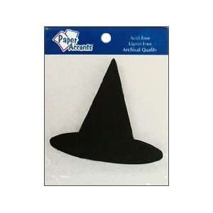  AD Paper Chipboard Shapes 8pc Witches Hat Black Arts 