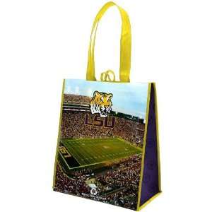    LSU Tigers Stadium Photoprint Reusable Tote Bag