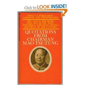   From Chairman Mao Tse tung: Mao Tse Tung, A. Doak Barnett: Books