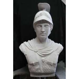  Alexander the Great Grand Scale Size Marble Bust 30 Tall 