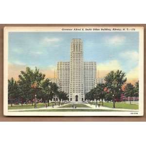  Postcard Governor Alfred E Smith Office Buiding Albany New 