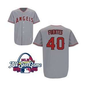 Angeles Angels of Anaheim Replica Brian Fuentes Road Jersey w/2009 All 