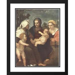  Sarto, Andrea del 28x36 Framed and Double Matted Madonna 