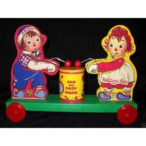  Raggedy Ann & Andy ToyFest 97 Fisher Price Pull Toy: Toys 