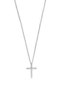 Roberto Coin Diamond Cross Pendant Necklace  