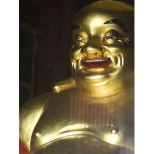  Large Golden Smiling Buddha in Kek Lok Si Buddhist Temple 