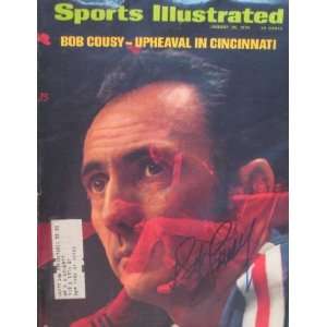 Bob Cousy (Boston Celtics) Autographed Sports Illustrated Magazine