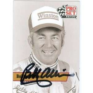 Bobby Allison Autographed/Hand Signed Trading Card (Auto Racing) 1991 