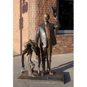 Calvin Coolidge is featured on the Rapid City Presidents Walk 