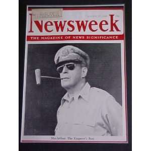  General Douglas MacArthur August 27 1945 Newsweek Magazine 