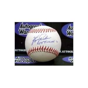 Ferguson Jenkins autographed Baseball inscribed Cy Young 71