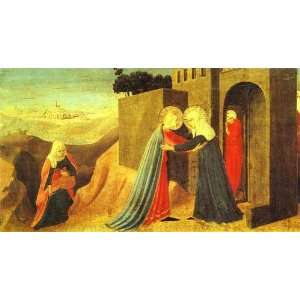 Hand Made Oil Reproduction   Fra Angelico   24 x 14 inches 